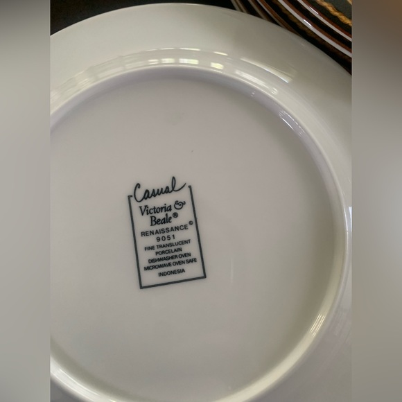 Victoria & Beale Renaissance Translucent Porcelain Dining Set - Picture 3 of 4